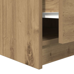 Stolik kawowy z szufladami Artisan Oak 70,5x70x40 cm