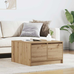 Stolik kawowy z szufladami Artisan Oak 70,5x70x40 cm