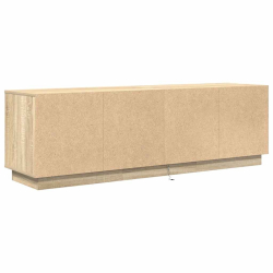Szafka RTV z oświetleniem LED Dąb Sonoma 160,5x41x50 cm