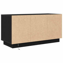Szafka RTV z oświetleniem LED Czarny Dąb 100x41x50 cm