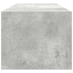 Szafka RTV Beton Szary 100x31x25,5 cm Drewno klejone
