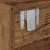 Szafka RTV Stare drewno 100x31x25,5 cm Drewno klejone