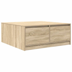 Stolik kawowy z szufladami Sonoma Oak 100x100x40 cm