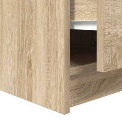 Stolik kawowy z szufladami Sonoma Oak 100x100x40 cm