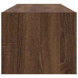Szafka RTV Brązowy Dąb 100x31x25,5 cm Drewno klejone
