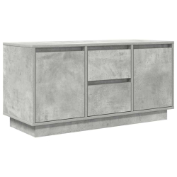 Szafka RTV z oświetleniem LED Betonowa Szara 100x41x50 cm