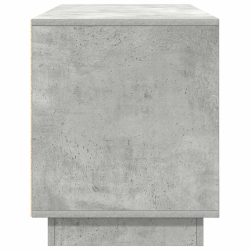 Szafka RTV z oświetleniem LED Betonowa Szara 100x41x50 cm