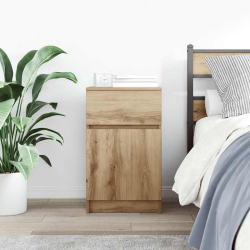 Szafka nocna Artisan Oak 39x35x65 cm Drewno klejone