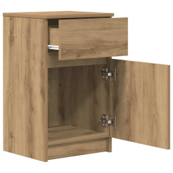 Szafka nocna Artisan Oak 39x35x65 cm Drewno klejone