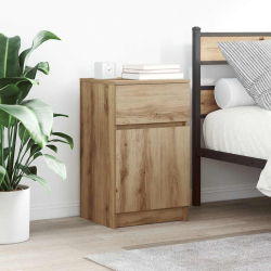 Szafka nocna Artisan Oak 39x35x65 cm Drewno klejone