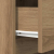 Szafka nocna Artisan Oak 39x35x65 cm Drewno klejone