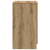 Szafka nocna Artisan Oak 39x35x65 cm Drewno klejone