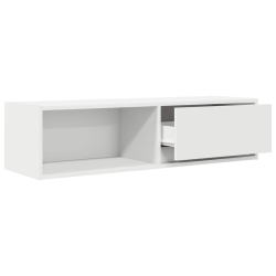 Szafki pod TV 2 szt. Białe 100x31x25,5 cm Drewno klejone