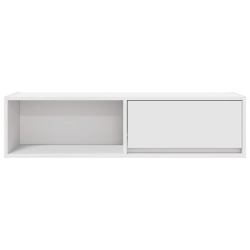 Szafki pod TV 2 szt. Białe 100x31x25,5 cm Drewno klejone