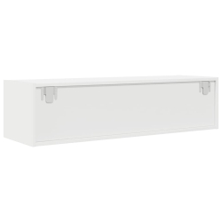Szafki pod TV 2 szt. Białe 100x31x25,5 cm Drewno klejone