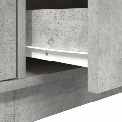 Szafka RTV z oświetleniem LED Beton Szary 160,5x41x50 cm