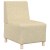 Sofa Fotel Kremowy 55 cm Tkanina