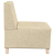 Sofa Fotel Kremowy 55 cm Tkanina