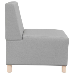 Sofa Fotel Cloud Grey 55 cm Tkanina