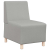 Sofa Fotel Cloud Grey 55 cm Tkanina