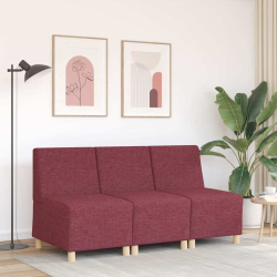 Sofa Fotel Wino Czerwone 55 cm Tkanina