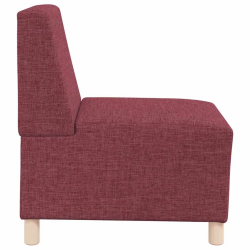 Sofa Fotel Wino Czerwone 55 cm Tkanina