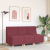Sofa Fotel Wino Czerwone 55 cm Tkanina