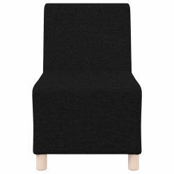 Sofa Fotel Czarny 55 cm Tkanina