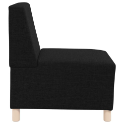 Sofa Fotel Czarny 55 cm Tkanina