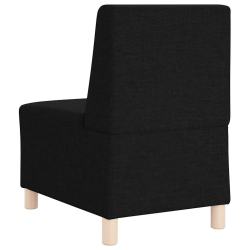 Sofa Fotel Czarny 55 cm Tkanina