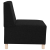 Sofa Fotel Czarny 55 cm Tkanina