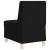 Sofa Fotel Czarny 55 cm Tkanina