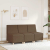 Sofa Fotel Brązowy 55 cm Tkanina