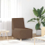 Sofa Fotel Brązowy 55 cm Tkanina