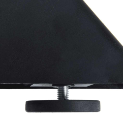 Noga stolika kawowego, antracyt, 98x58x(42-43) cm, stal