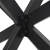 Noga stolika kawowego, antracyt, 98x58x(42-43) cm, stal