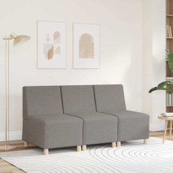 Sofa Fotel Taupe 55 cm Tkanina
