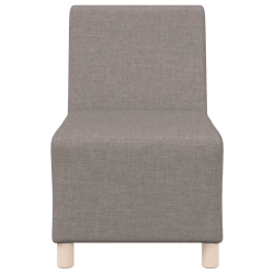 Sofa Fotel Taupe 55 cm Tkanina