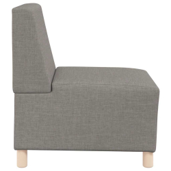 Sofa Fotel Taupe 55 cm Tkanina