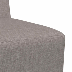 Sofa Fotel Taupe 55 cm Tkanina