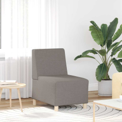 Sofa Fotel Taupe 55 cm Tkanina