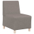 Sofa Fotel Taupe 55 cm Tkanina