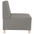Sofa Fotel Taupe 55 cm Tkanina