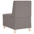 Sofa Fotel Taupe 55 cm Tkanina