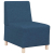 Sofa Fotel Niebieski 55 cm Tkanina