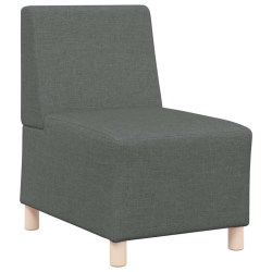 Sofa Fotel Ciemnoszary 55 cm Tkanina