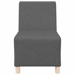 Sofa Fotel Ciemnoszary 55 cm Tkanina