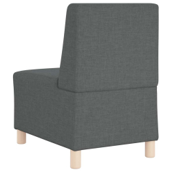 Sofa Fotel Ciemnoszary 55 cm Tkanina