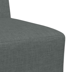 Sofa Fotel Ciemnoszary 55 cm Tkanina