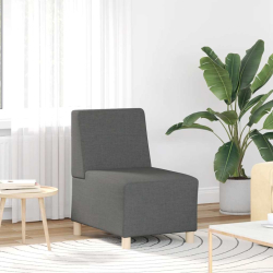 Sofa Fotel Ciemnoszary 55 cm Tkanina